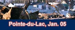 Fire in Pointe-Du-Lac, Trois-Rivi�res,QC